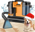 Vaconly Portable Spot Cleaner Machine for Carpet and Upholstery - 18Kpa Carpet Cleaner with Dual BrushHeads, Easy Move, Cleaning Machine for Furniture, Couch, Stairs, Car and Pet Stain,Yellow