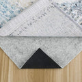Non Slip Rug Pad 2x4 Feet, 4/25" Thick Felt Cushioned Rubber Rug Gripper Pad for Hardwood, Laminate, Stone, Tile, Wood, Vinyl Floors & Carpet, Anti Skid Under Area Rug Pads