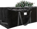 Large Christmas Tree Storage Bags Heavy Duty Tree Bags Holiday Storage Bags Protects From Moisture Or Dust,Alternative To Xmas Tree Storage Box (Black, 7.5 Ft)