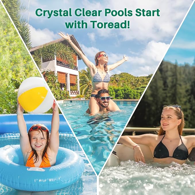 TOREAD Pool Filter Replaces Hayward X-Stream CC1500, CCX1500-RE, Pleatco PXST150, Ultral-B3, Unicel C-8316, Filbur FC-1286, Waterway Pro Clean 150,150 Sq.Ft Filter Cartridge, 1 Pack