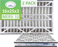 16x25x3 TRION Air Bear Cub Pleated HVAC Air Filter MERV 13 (2-Pack) (Actual Size: 15.75 x 24.75 x 3.06 Inches)