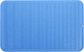MicoYang Silicone Dish Drying Mat for Multiple Usage,Easy clean,Eco-friendly,Heat-resistant Silicone Mat for Kitchen Counter or Sink,Refrigerator or Drawer Liner Lichen BlueL 3XL 28 inches x 18 inches