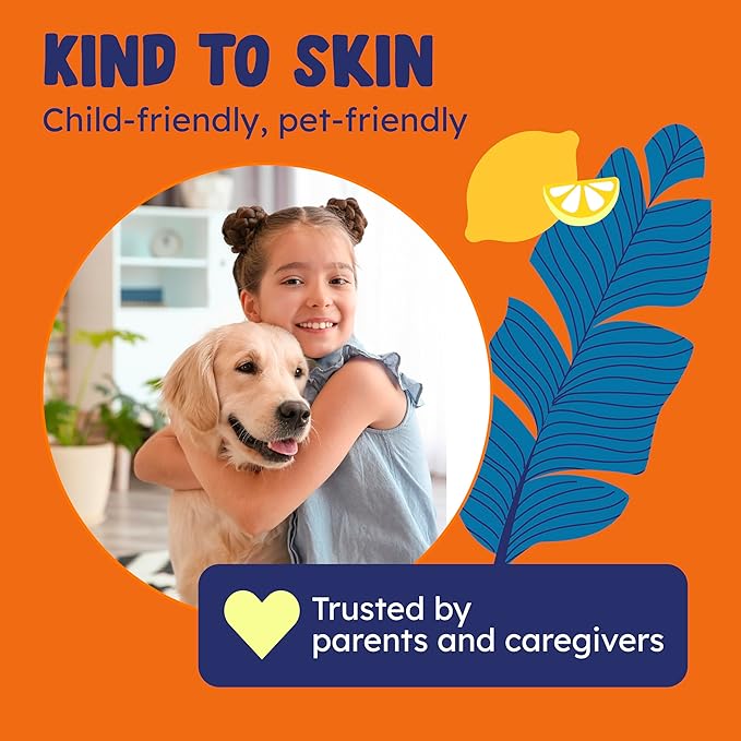 Originally Yellow Plant-Based Kitchen Cleaner | Powered by Natural Vinegar & Infused with Organic Lemon | Multipurpose Kitchen Counter Cleaner Works on Tile, Wood, Granite, & Marble, 16 Fl Oz (3-Pack)