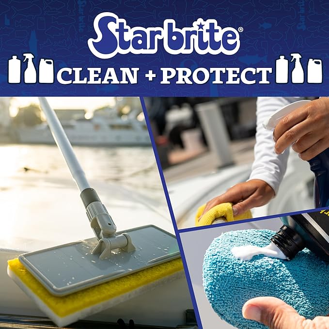 STAR BRITE Chrome & Stainless Polish - Marine Grade Formula Protects Against Pitting, Salt Deposits, Staining & Rust on Chrome, Stainless Steel, Copper, Tin & Brass (082708)