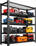 Notmise Garage Shelving,Heavy Duty 5-Tier Wire Shelving Unit - 72" H x 35.4" W x 15.7" D, 2500 lbs Load Capacity Storage Shelves,Adjustable Metal Shelves for Garage, Kitchen, and Pantry Storage
