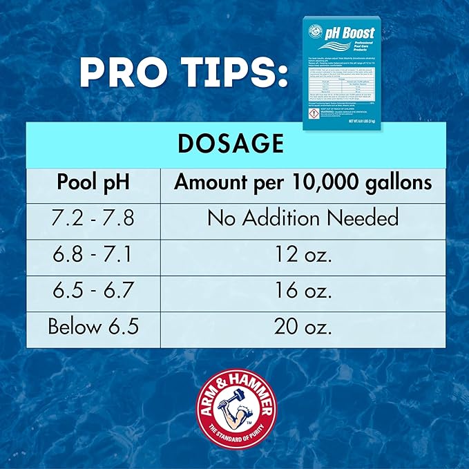 ARM & Hammer pH Boost Professional Pool Care, 6.6 lb (Case of 6)