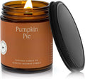 Fontana Candle Co Wood Wick Beeswax Jar Candles, Pumpkin Pie Fall Candle - Made with Coconut Oil & Pure Essential Oils – Clean Burn, Long Lasting and Non-Toxic Candles for Home & Room Decor