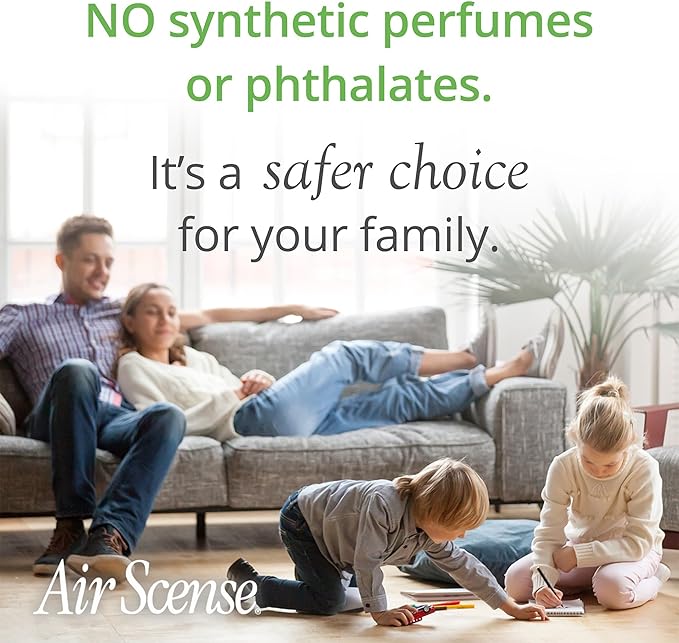 Air Scense Air Freshener Deodorizer Room Spray for Bathroom & Home, Essential Oils, Natural Orange - 7 fl oz (12 Pack)
