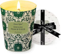 HomeLights Soy Wax Candles for Home Scented, 1-Wick Candles in English Pear & Suede Scented, Aromatherapy Candles Gift for Parties, Relaxing, Bohemian Natural Textures, 6.7oz