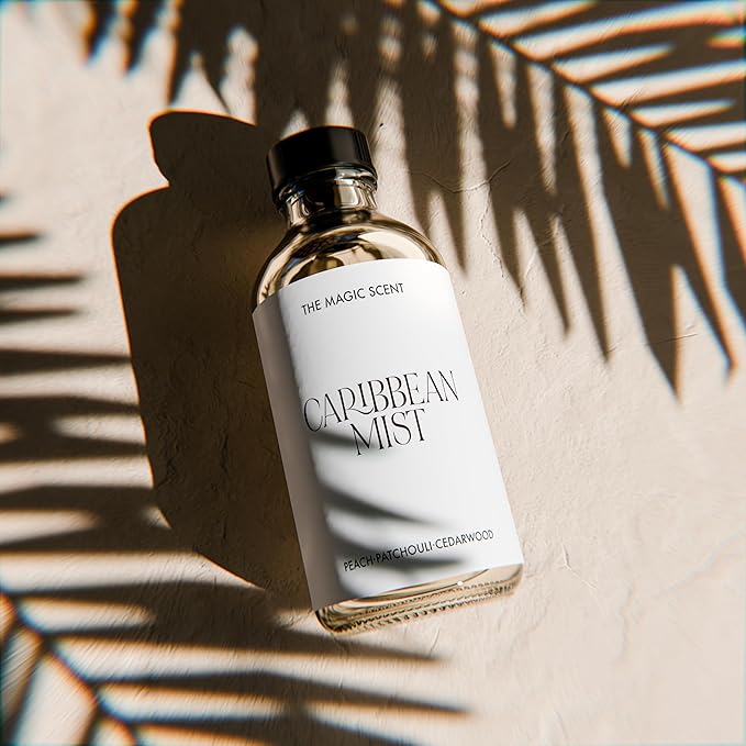 The Magic Scent Carribean Mist Diffuser Oil - Hotel & Home Luxury Scents - Diffuser Oil Scents for Home Designed for Use in All Diffusers - 4 fl oz, 120 mL