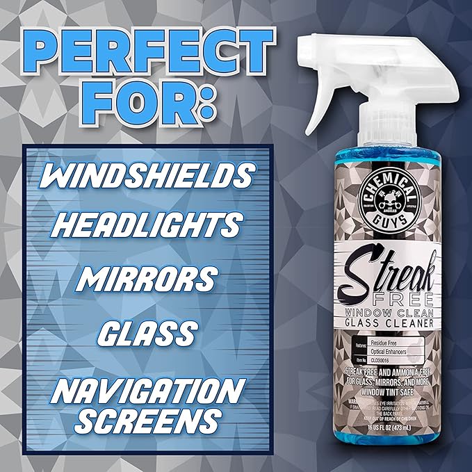 Chemical Guys Car Interior Detailing Kit - VRP Protectant, Nonsense Cleaner, Streak Free Glass Cleaner, 3 Detailing Brushes, 3 Towels, 2 Applicators, 9-Items