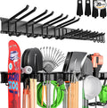 Hailivike 66" Garage Tool Organizer Wall Mount, Maximized Space & Heavy-Duty Garage Storage Tool Rack, for Garden & Yard Tools
