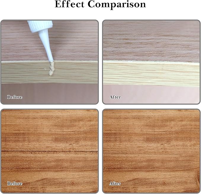 SEISSO Wood Furniture Repair Kit -Set of 50, 24 Colors Wood Touch up Fillers, Wood Repair Paint with Scraper and Brushes, Repair Scratches, Cracks, Stains, Hole, for Tables, Laminate, Cabinet, Floors
