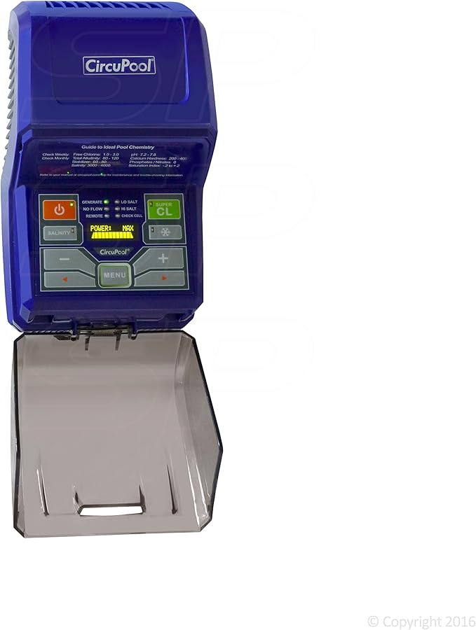 CircuPool RJ45+ Complete Salt Water Chlorination System for Swimming Pools | Titanium Cell & 7 Year Manufacturer Warranty | No DIY Install Penalty.
