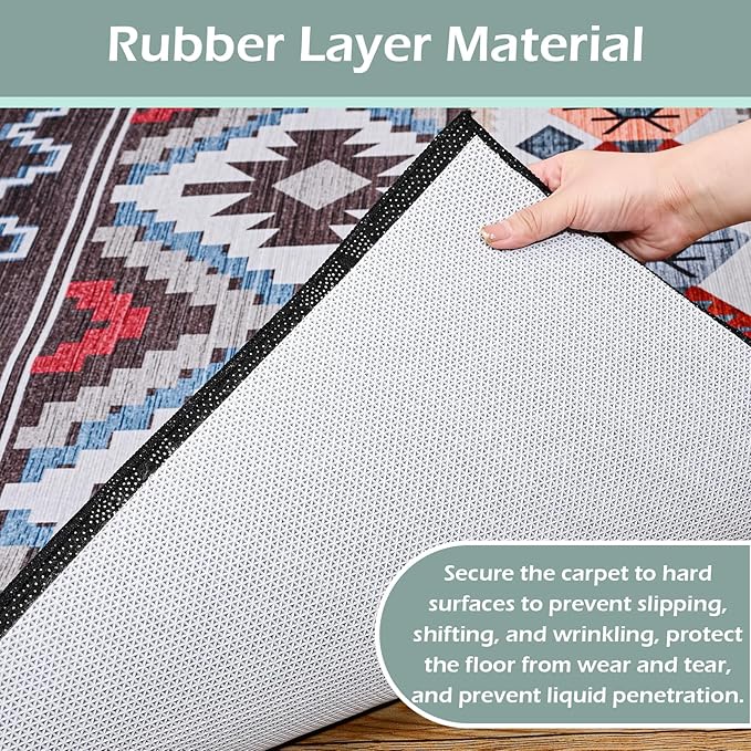 100% Waterproof Rug Pad, 3x5 Foot Non-Slip Rug Pad, 1/8 Inch Non-Slip Carpet,Suitable for Hardwood Floor Felt MATS and All Floors, Protecting The Floor and Keeping The Carpet Soft and Safe