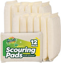 12 Pack Scrub Sponges Kitchen by SCRUBIT, Multi-Purpose Scouring Pads, Non-Scratch Cleaning Sponges for Dishes, Pots & Non-Stick Cookware - Long Lasting Dish Scrubbers for Kitchen, Bathroom & More