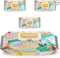 3 Packs Surface Cleaning Wipes Bleach Free, Thick & Large Dispose, All-Purpose Cleaner for Bathroom, Kitchen, Office, 300 Count Soft Flow, Biodegradable, Citrus Scent