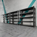 Nexvrtau 5 Tier Adjustable Metal Shelving Storage Rack,Storage Shelves,59.8" Wx24 Dx76.6 H Garage Shelving Heavy Duty,Industrial Shelving Unit for Basement,Warehouse,Garage Organization.4 Pack