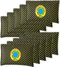 QBmalls 100g Rechargeable Desiccant Pack of 10,Moisture Absorber for Storage Bins,Gun Safes,camper and Cars,Desiccant Dehumidifier for Closets,Drawer,Luggage and Small Spaces