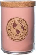 ECO CANDLE CO. Recycled Candle, Fig & Oak, 26 oz. - Scents of Figs, Cranberries, Leather, & Musk - 100% Soy Wax, No Lead, Kraft Paper Label & Lid, Hand Poured, Made from Midwest Grown Soybeans