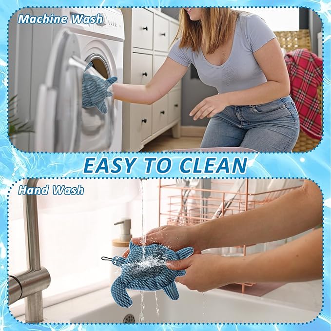 2 Pack Hot Tub Scum Absorber, 2025 Upgrade Reusable Scum Turtle Hot Tub Absorber Accessories Hot Tub Sponge for Spa & Pool Cleaner, Hot Tub Oil Absorbing Keeps Water Clean