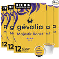 Gevalia Majestic Roast Bold Dark Roast Kââ‚¬ Cup® Coffee Pods (72 ct Pack, 6 Boxes of 12 Pods)
