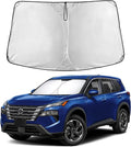EcoNour Windshield Sun Shade Compatible for Nissan Rogue 2021–2026 | SUV Front Window Sun Visor Protector | Foldable Sunshade | UV & Heat Blocking | Keeps Interior Cooler