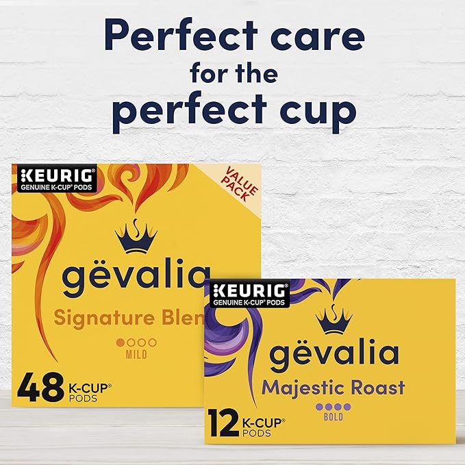 Gevalia Majestic Roast Bold Dark Roast Kââ‚¬ Cup® Coffee Pods (72 ct Pack, 6 Boxes of 12 Pods)