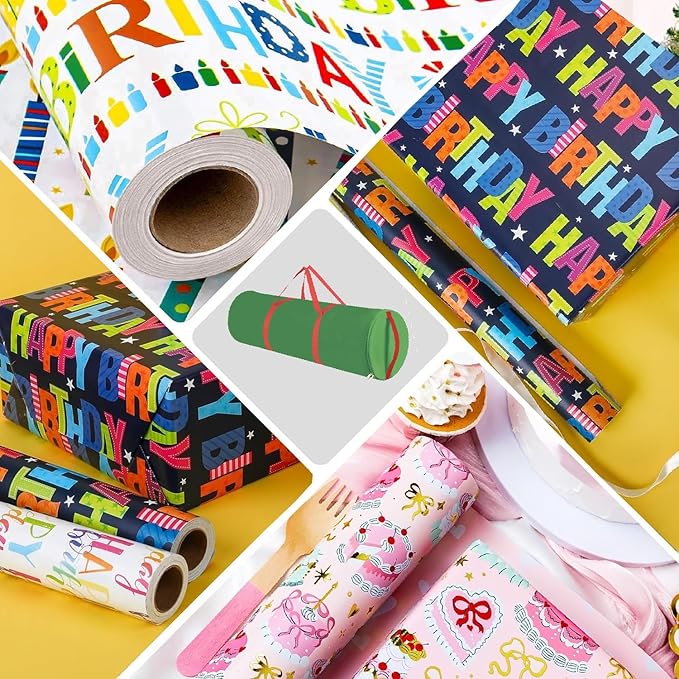 OUTTDID Christmas Wrapping Paper Organizer Storage, 41" Gift Wrapping Paper Storage Containers, 600D Oxford Fabric Gift Wrap Paper Holder Fits 18-25 Rolls, with Handles and Zippered, Green