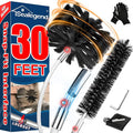 Sealegend 30 Feet Dryer Vent Cleaner Kit, Lint Remover, 2×Upgraded Flexible Quick-Snap Brush with Drill Attachment, Extends Up to 30 Feet for Easy Cleaning, Works with/Without a Power Drill