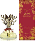 Aronica Christmas Diffuser - Hollyberry Scent, Burgundy Decorations Red Reed Diffuser, Cinnamon Smell Decor Apartment, Secret Santa Winter Scented Aromas Home, Modern Shelf Accents
