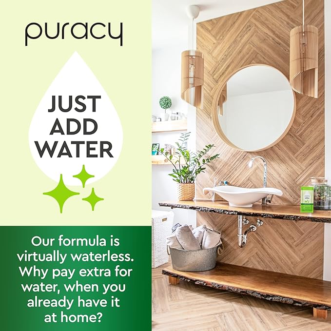 Puracy Multi-Surface Cleaner Packette - Plant-Powered Everyday Surface Cleaner - Natural All Purpose Cleaning Solution As Seen on TikTok (Green Tea & Lime, 0.5 fl oz)