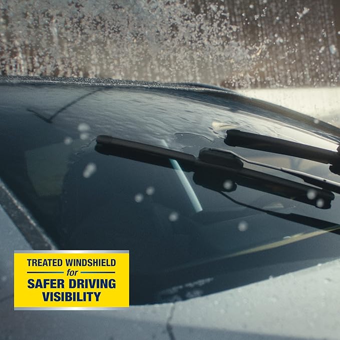Rain-X 5079280-2 Latitude 2-In-1 Water Repellent Wiper Blades, 24 Inch Windshield Wipers (Pack Of 1), Automotive Replacement Windshield Wiper Blades With Patented Water Repellency Formula