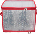 12.5" Transparent Zip Up Christmas Light Storage Box