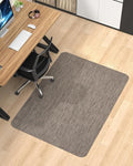 Blvornl Office Chair Mat for Hardwood Floor, 50"*63" Desk Computer Chair Mat for Hard Wood, Large Anti-Slip Hard Floor Protector for Rolling Chair, PVC Desk Rug for Office Dark Brown