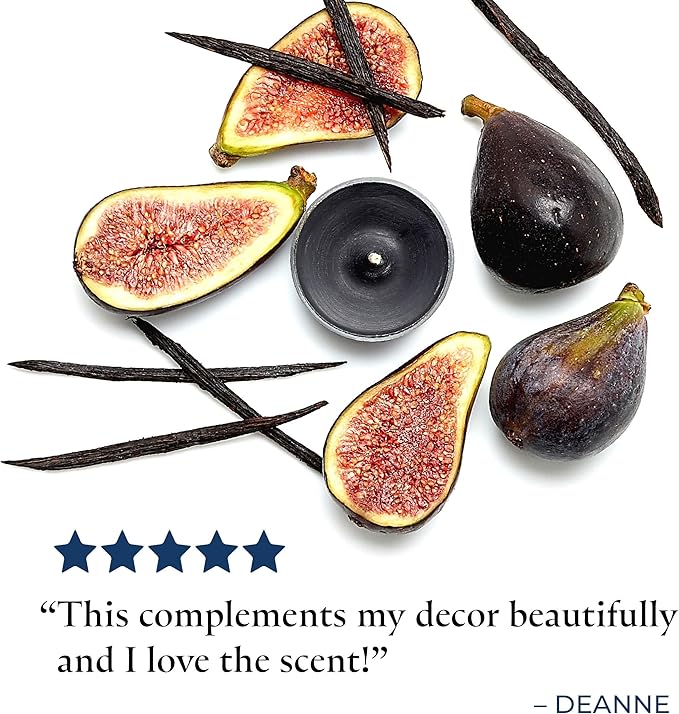 PartyLite Gift Set of 12 Universal Tea Lights, Fig Fatale Scented, Notes of Apricot, Green Fig, Peach, Mango, Strawberry and Vanilla, 4-6 Hour Burn Time, Luxurious & Rich, Perfect for Gifting