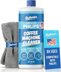 Descaling Solution Compatible with Philips Saeco | Free Cleaning Cloth | 12 Month Supply | Made in the USA | Descaler for Philips Machines | 32 Oz | Coffee Machine Cleaner and Decalcifier