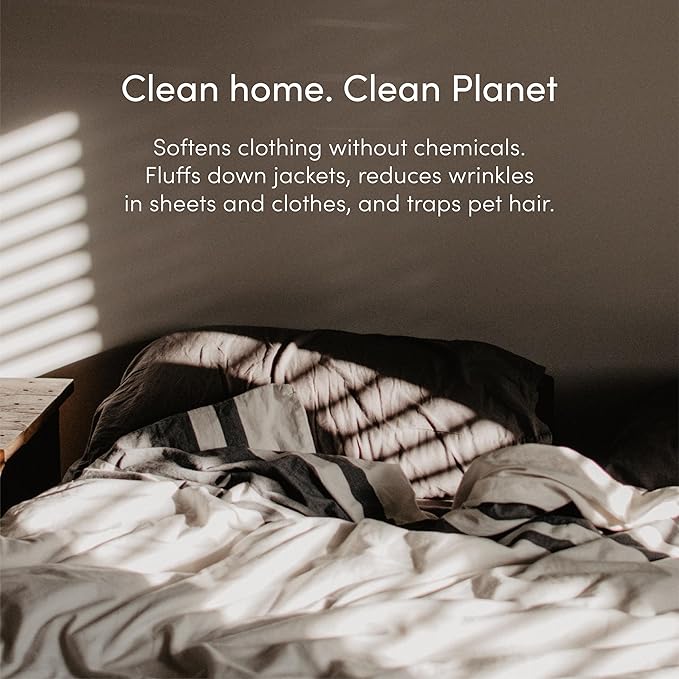 Dirty Labs | 100% New Zealand Wool Enzyme Buddies Dryer Balls | 3 Balls | Shorten Drying Time | Reduce Static & Wrinkles | Dryer Sheet & Fabric Softener Alternative