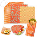 Beeswax Wraps for Food, 3 Pack (S, M, L) Reusable Food Wraps, Bread Sandwich Wrap, Beeswax Paper with Bukcle, Zero Waste, Plastic-Free Food Storage Wrap