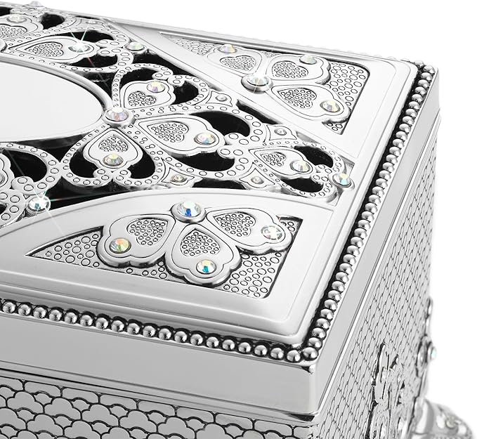 THINGS REMEMBERED Personalized Engraved Anastasia Clover Musical Keepsake Box (Free Customization)