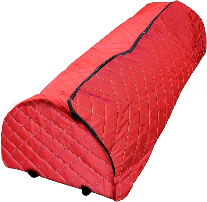 Simple Living Solutions Premium 7.5ft Quilted Rolling Christmas Tree Storage Bag. Store Disassembled 7.5 Artificial Christmas Trees or Holiday Supplies