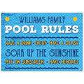 Custom Pool Sign, Pool Rules Make A Splash For Pool Décor Sign, 10x14 Inches, Rust Free .040 Aluminum, Fade Resistant, Made in USA by Sigo Signs