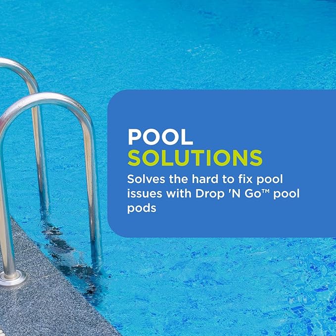 FROG Algae Gone - Dry Formula Algaecide Removes Green and Yellow Algae for Pools up to 20,000 Gallons - Pool Maintenance & Treatment - 2 Pods