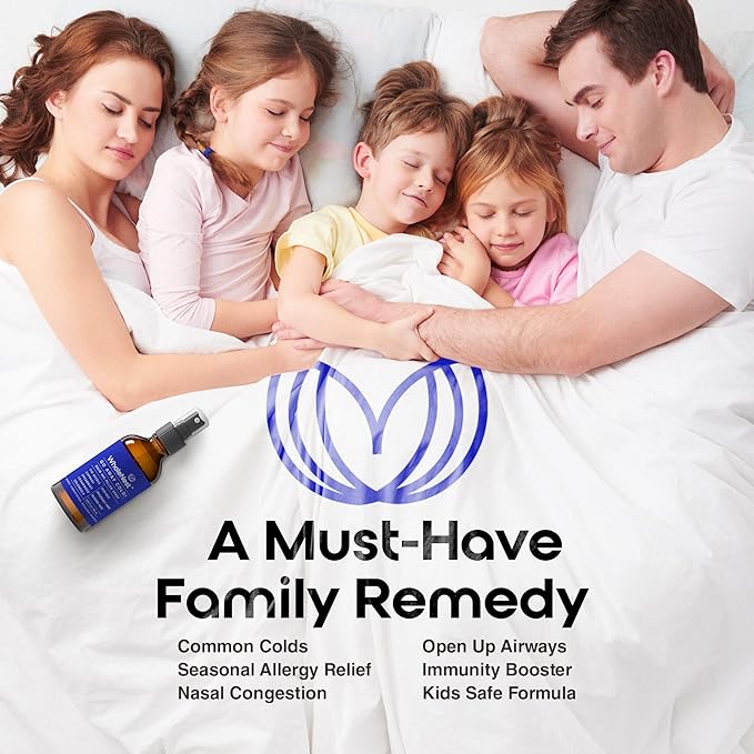 Go Away Cold Refreshing Pillow Mist Sleep Spray | Aromatic Pillow & Room Sleep Spray to Breathe Easy | Essential Oil Blend with Fir Needle, Spearmint & Cedarwood for Nightime Comfort | 60 ml