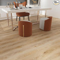 Lareko 108 Sq.Ft,Wood Peel and Stick Floor Tiles,72 Pack Brown Vinyl Flooring (No Adhesive Residue) 36"×6" Waterproof and Non-Slip Laminate Flooring for Renters Bathroom, Living Room(Honey