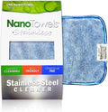 Nano Towels Stainless Steel Cleaner | The Amazing Chemical Free Stainless Steel Cleaning Reusable Wipe Cloth | Kid & Pet Safe | Nano Blue 7x16 (1 pc)
