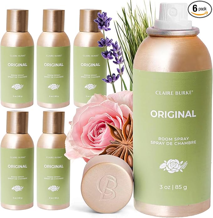 Claire Burke Original Room Spray, 3.0 oz (Pack of 6)