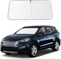 EcoNour Windshield Sun Shade Compatible for Hyundai Tucson 2016–2022 | Custom Fit SUV Front Window Sunshade | Foldable UV & Heat Reflective Sun Visor