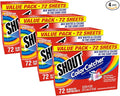 Shout Color Catcher Sheets for Laundry, Allow Mixed Washes, Prevents Color Runs and Maintains Original Clothing, 72 Count - Pack of 4 (288 Total Sheets)