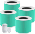 HY1800 Replacement Filter Compatible with CHIVALZ/MORENTO/Loytio/Honeyuan/AYAFATO/IOIOW HY1800 Air Purifier (4 Pack)